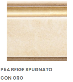 P54 BEIGE SPUGNATO CON ORO